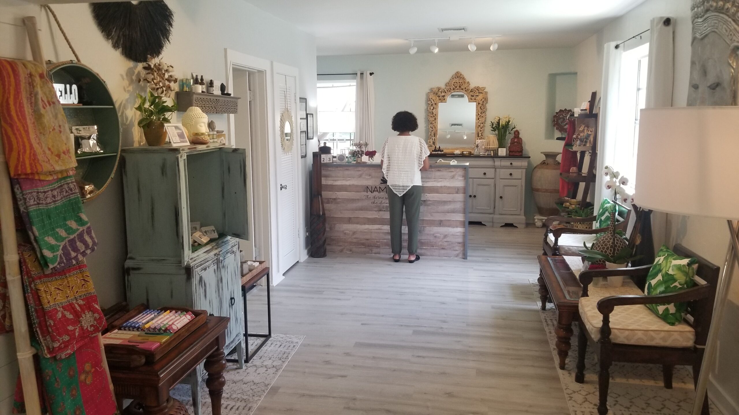The welcoming interior of All Natural Wellness Center