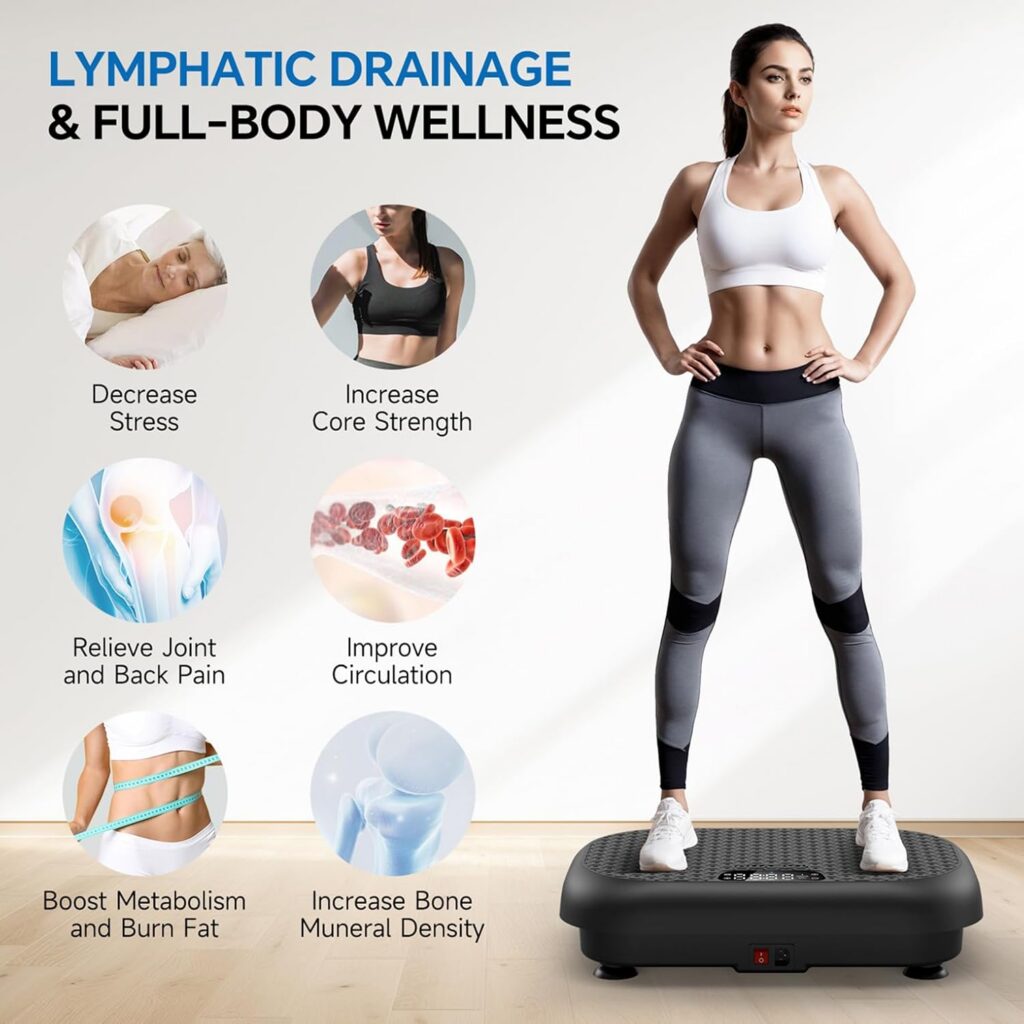Vibrating plate session at all natural wellness center