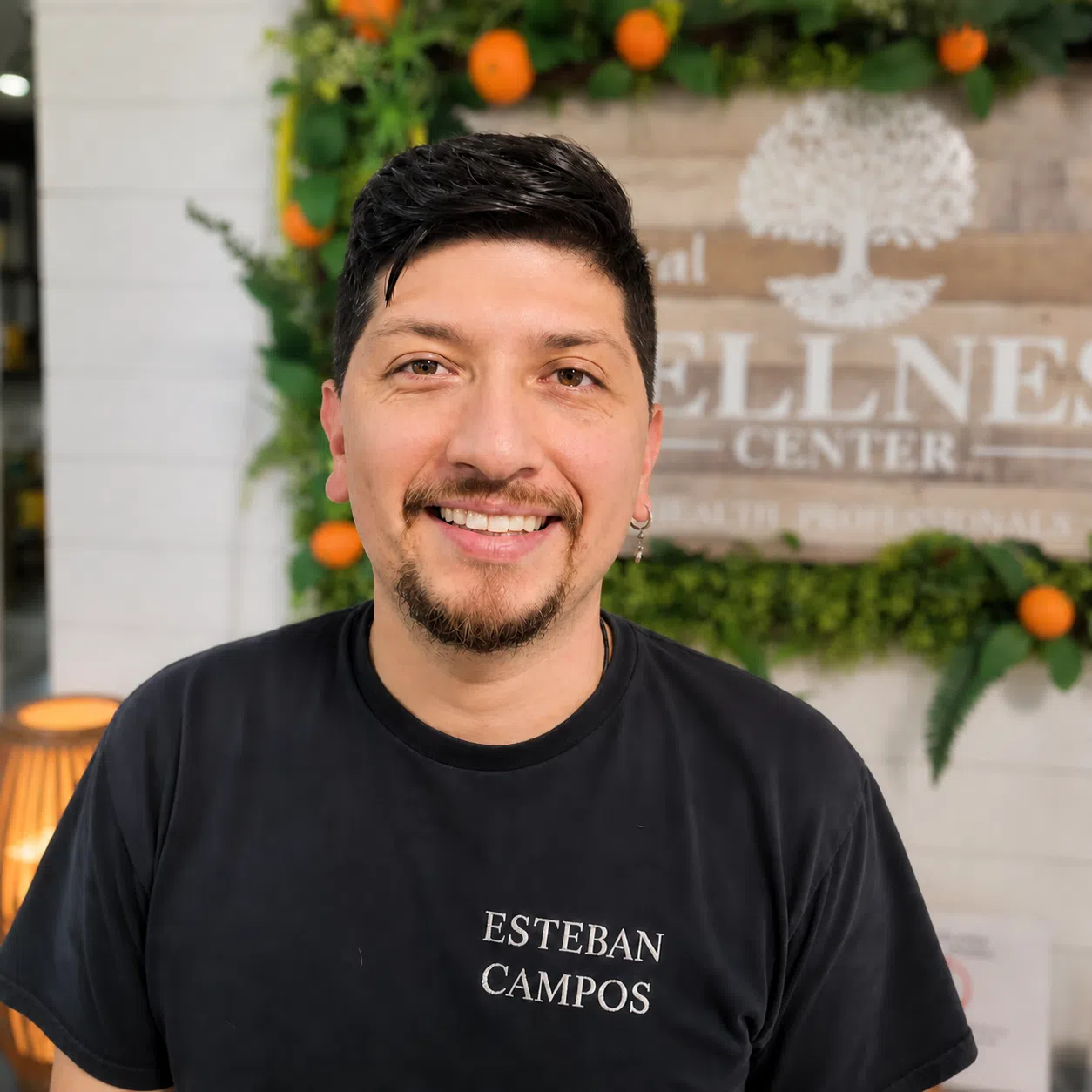 Esteban Campos, massage therapist at All Natural Wellness Center