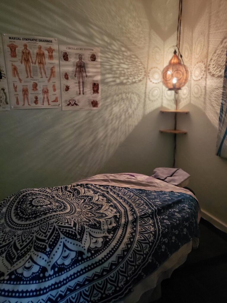 Massage room at All Natural Wellness Center Fort lauderdale
